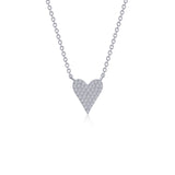 Pave Heart Necklace