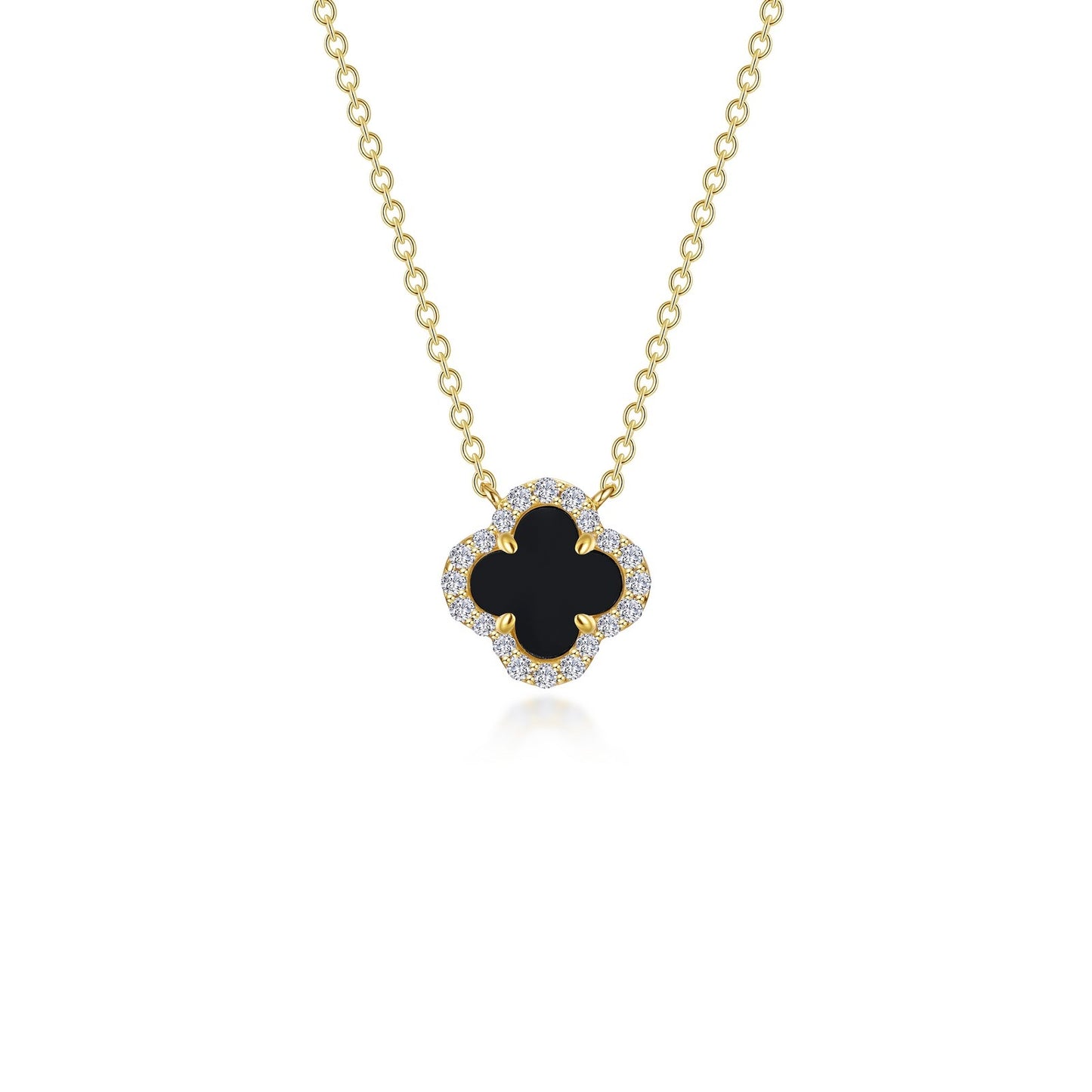0.49 CTW Halo Necklace
