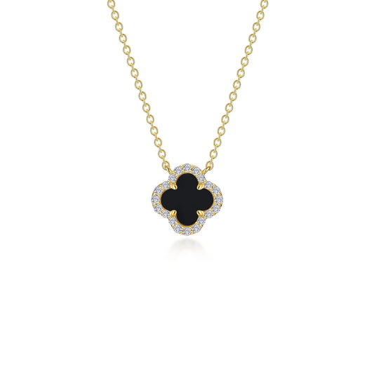 0.49 CTW Halo Necklace