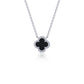 0.49 CTW Halo Necklace