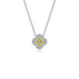0.65 CTW Halo Necklace