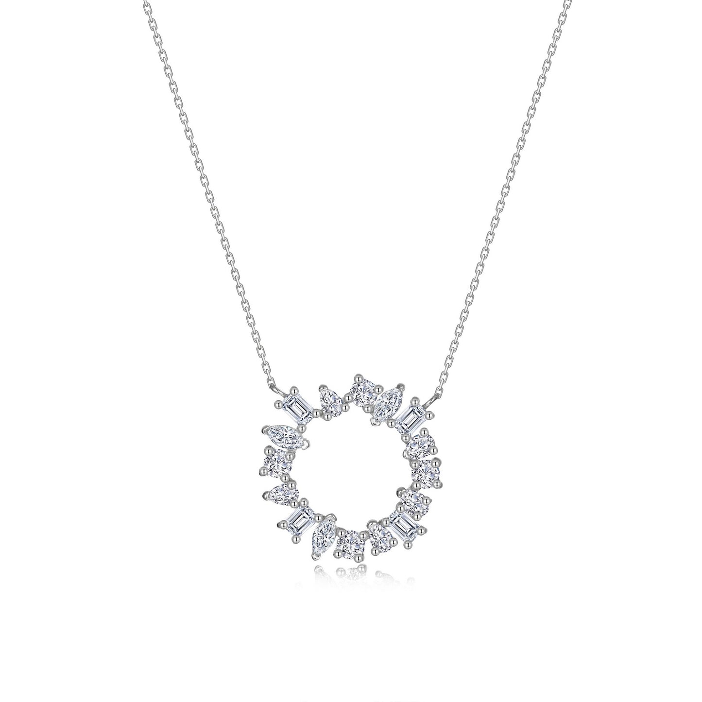 Prismatic Circle Necklace