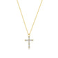 Eden Baguette Cross Necklace