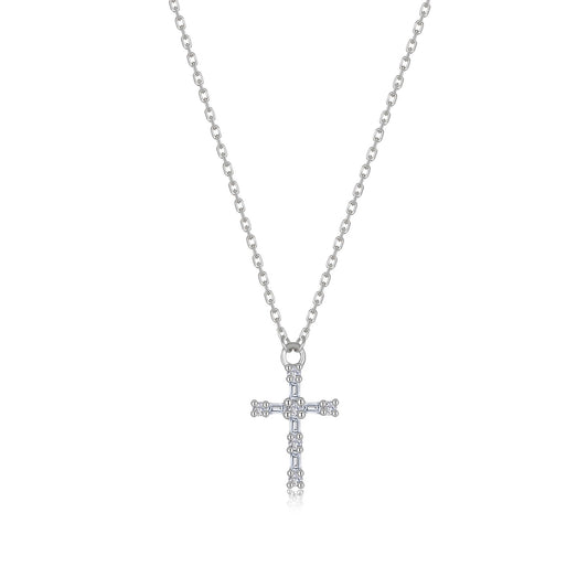 Eden Baguette Cross Necklace