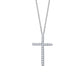 0.22 CTW Cross Necklace