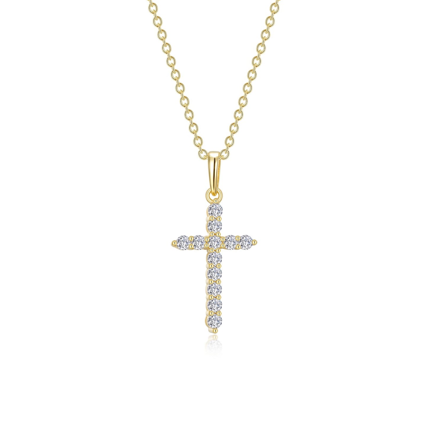 0.36 CTW Cross Pendant Necklac
