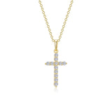 0.36 CTW Cross Pendant Necklac