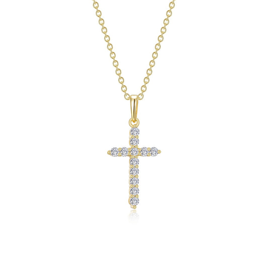 0.36 CTW Cross Pendant Necklac