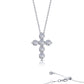 1.02 CTW Cross Pendant Necklac