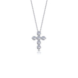 1.02 CTW Cross Pendant Necklac