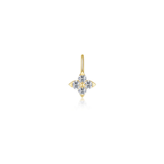 TRILLIUM FLOWER PENDANT