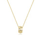 S/SILVER GOLD PLATED SIMULATED