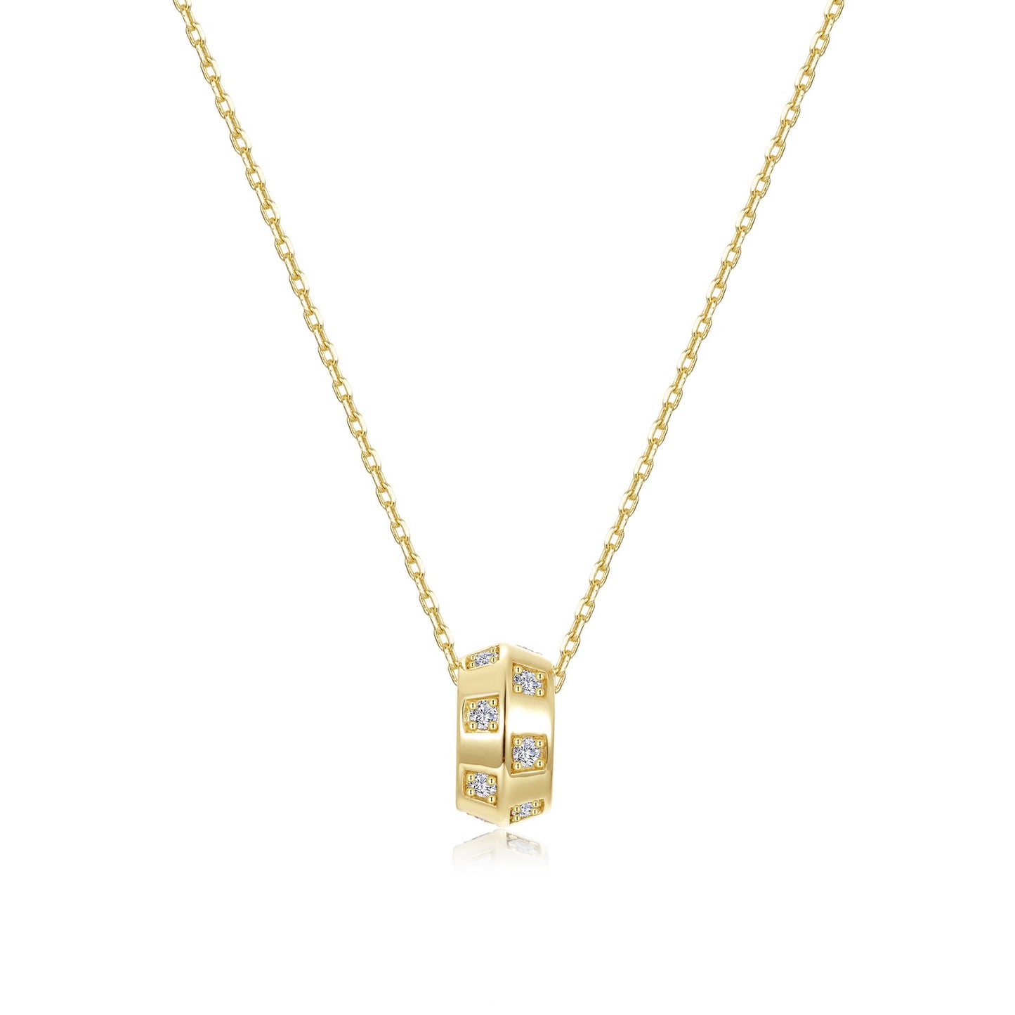 S/SILVER GOLD PLATED SIMULATED