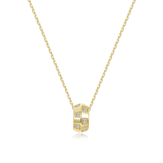 S/SILVER GOLD PLATED SIMULATED