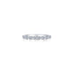 Baguette Half-Eternity Band