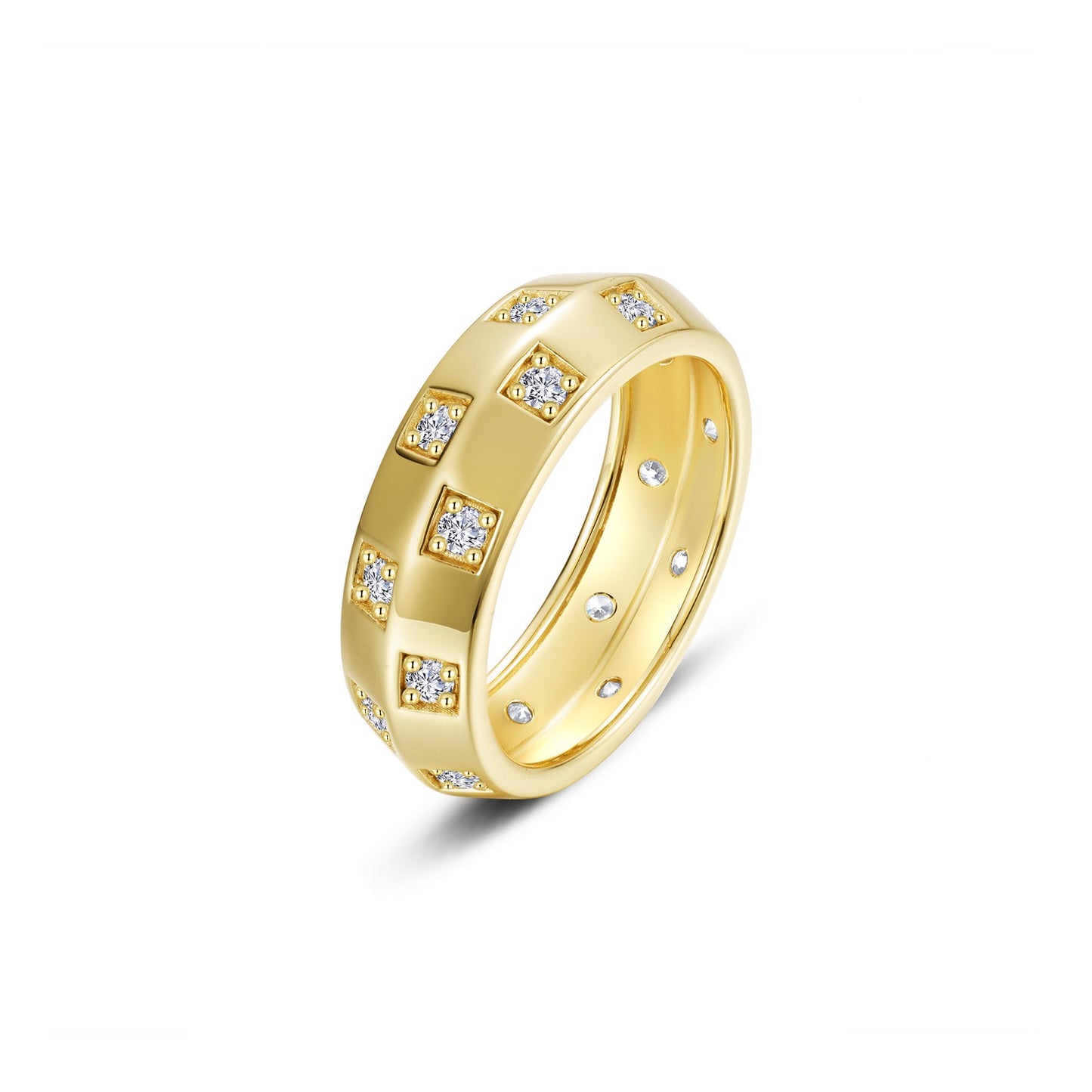 S/SILVER GOLD PLATED SIMULATED