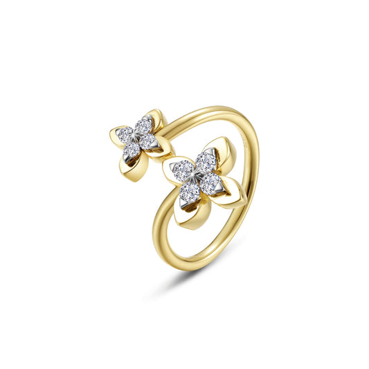 Magnolia Blossom Open Ring