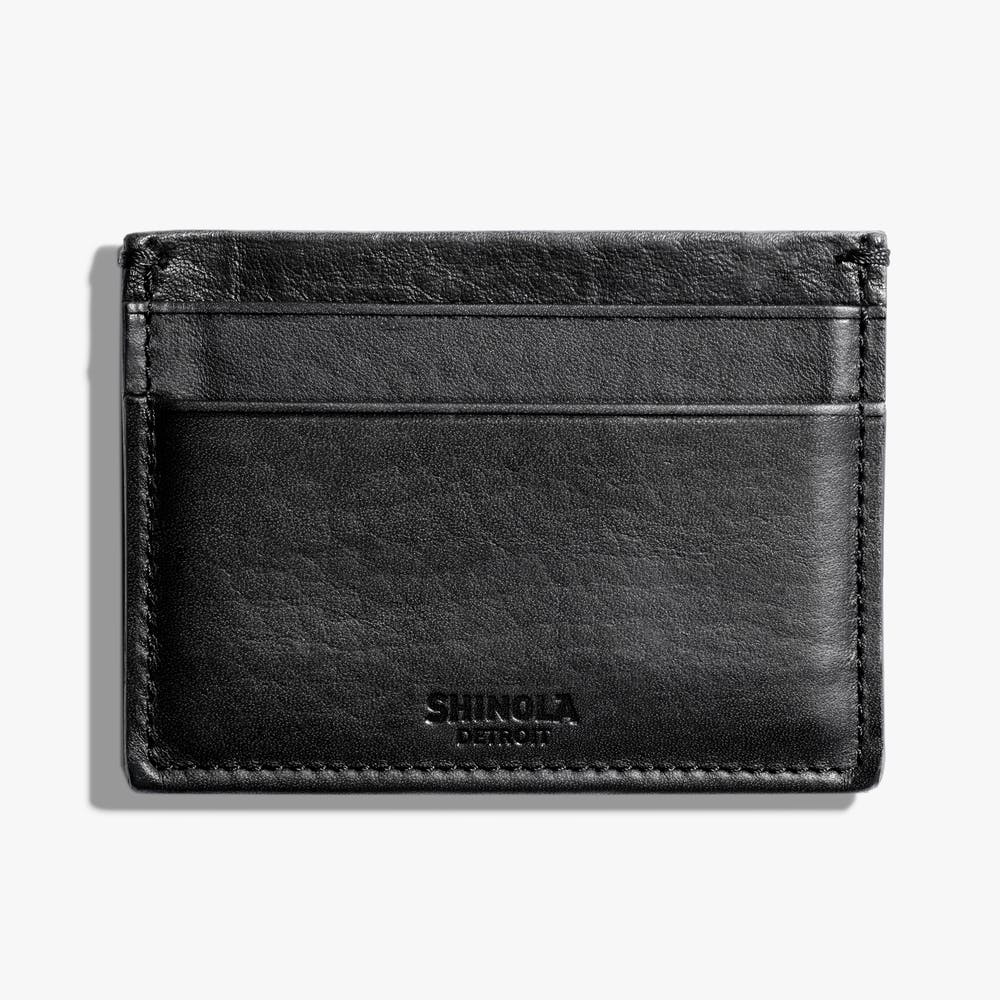 Shinola Natural Grain Five Pocket Card Case
