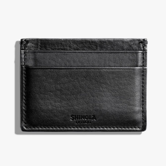 Shinola Natural Grain Five Pocket Card Case