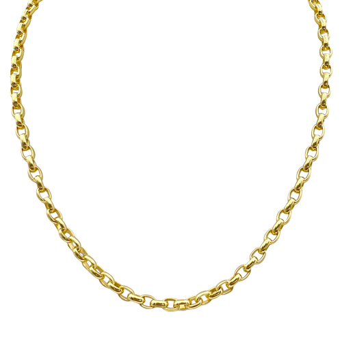 4.00mm 18" Gold Tone Signature Rolo Chain