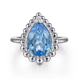 Blue Topaz Ring