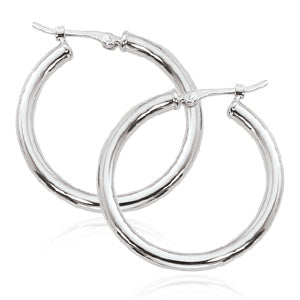 Tube Hoop Earrings