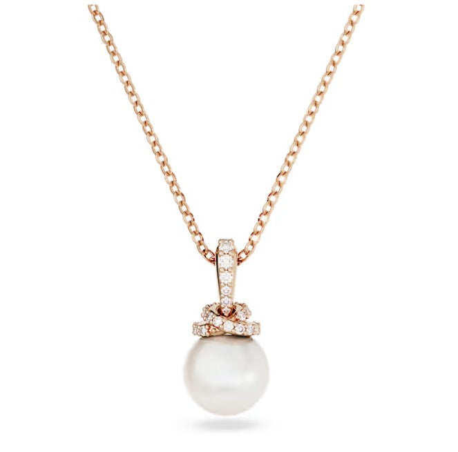 Swarovski Orignally Rose Gold Tone Pearl Pendant