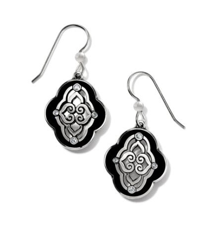 Brighton Intrigue Soiree Black French Wire Earrings