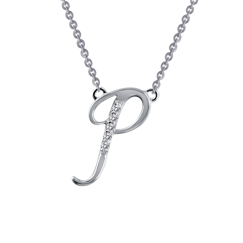 P Initial Necklace