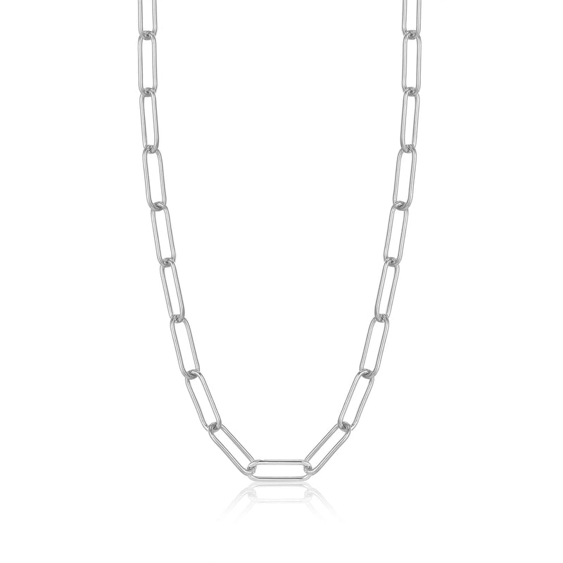 Paperclip Chunky Chain Necklace