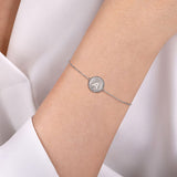 Diamond Bujukan "A" Initial Bracelet