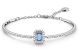 Swarovski Millenia Bangle with Blue & Clear Stones