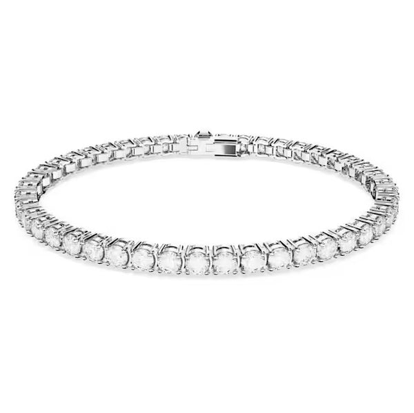 Swarovski Matrix Tennis Bracelet with Clear Stones