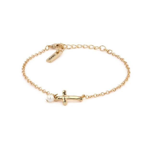 Dainty Cross Prayer Bracelet