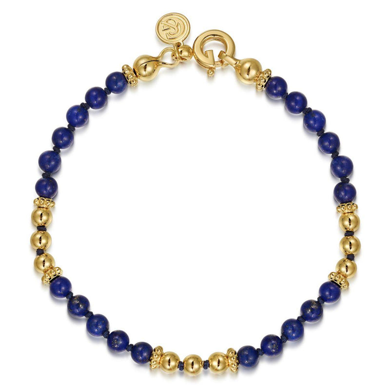 Lapis Beaded Bracelet