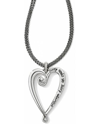 Brighton Whimiscal Heart Convertible Necklace