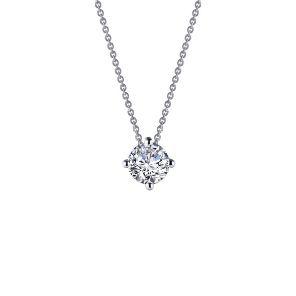 Simulated Solitaire Necklace