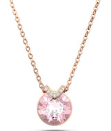 Swarovski Bella Pendant with Pink Stone - Rose Gold Plated