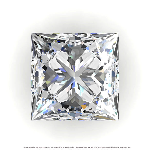 1.13CT PRINCESS CUT LAB GROWN