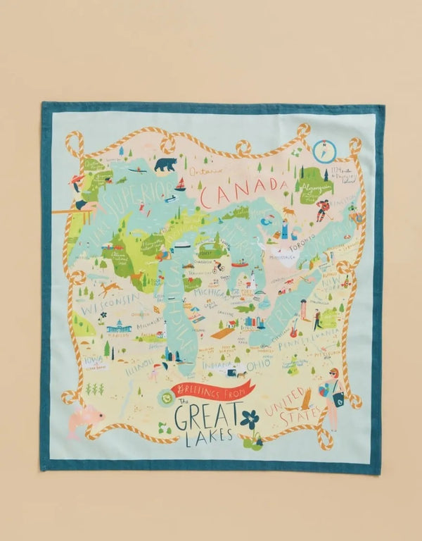 The Great Lakes Dish Towel