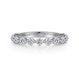 Single Prong Diamond Anniversary Band