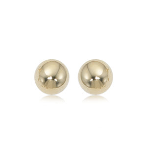 14K Ball Earrings