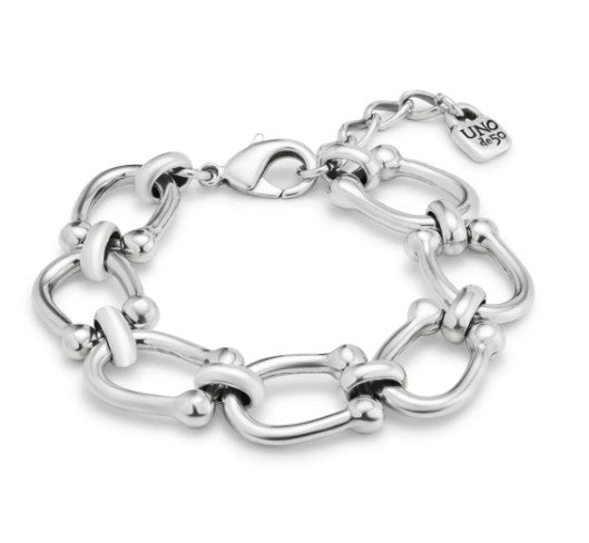 UNOde50 Silver Bracelet in Medium