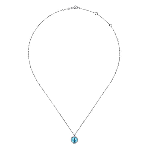 Bujukan Blue Topaz Pendant Necklace