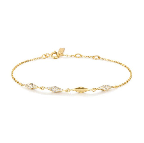 Gold Plated Multi Sparkle Bracelet