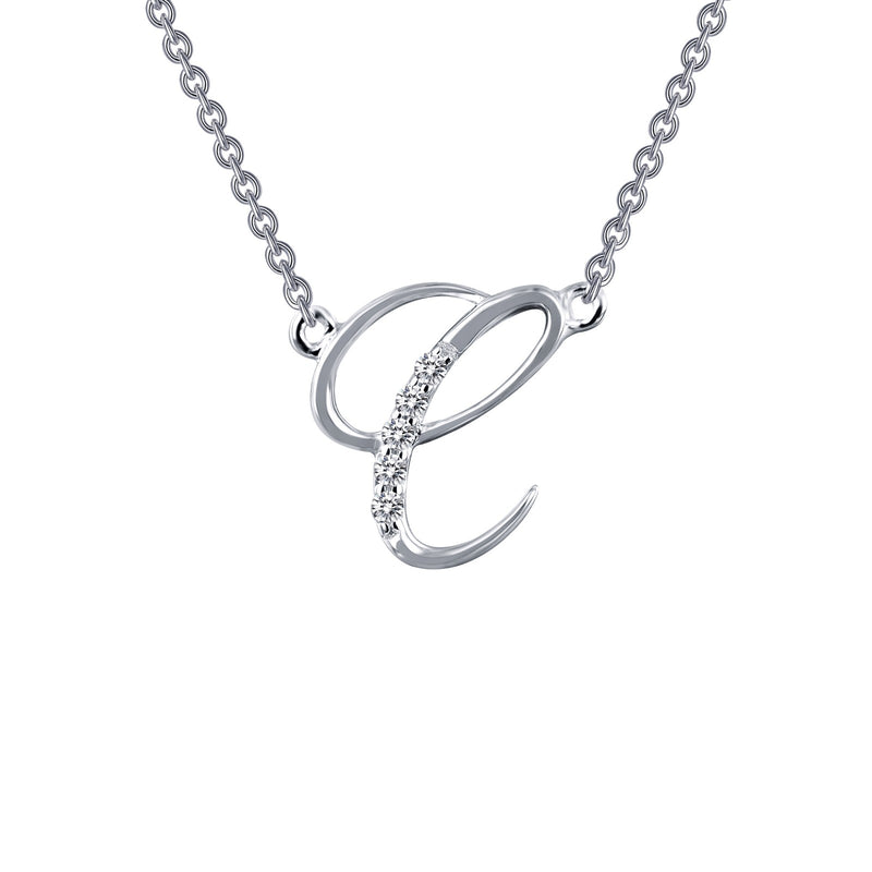 Letter C Pendant Necklace