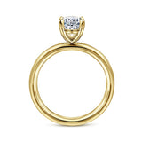 Oval Solitaire Engagement Ring