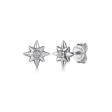 Diamond Star Stud Earrings