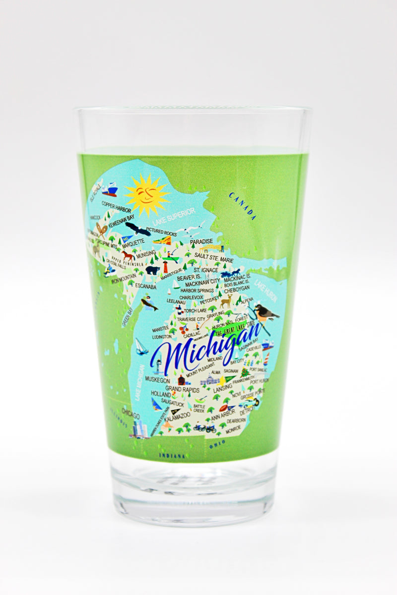Galleyware Company Michigan Pint Glass