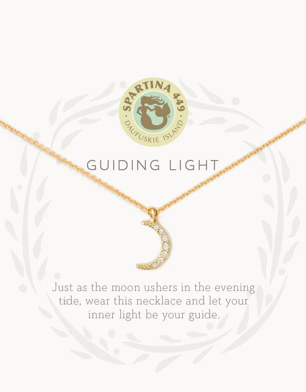 Sea La Vie 18" Guiding Light/Crescent Necklace